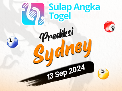 Prediksi Syair Sydney Hari Ini Jumat 13 September 2024